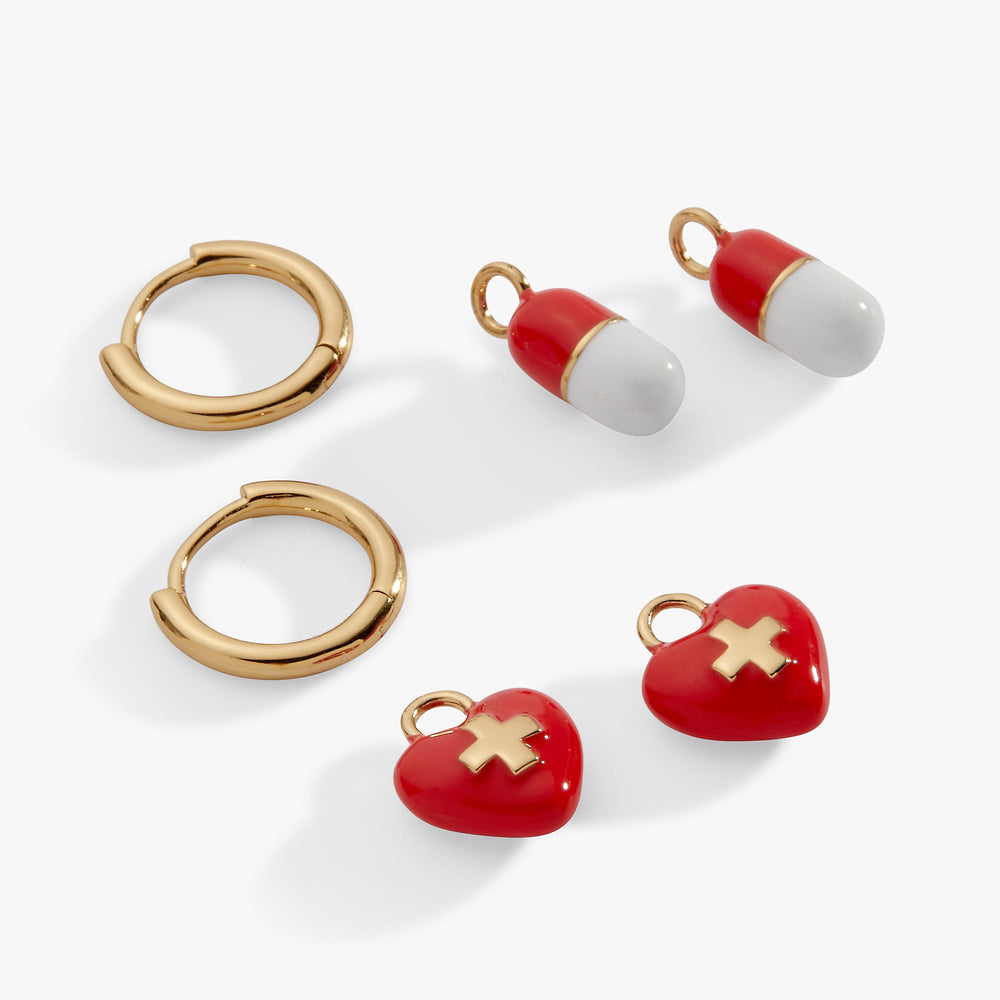 Unsung Hero' Healthcare Earring Set
    
    
    
       Gold | Alex and Ani
