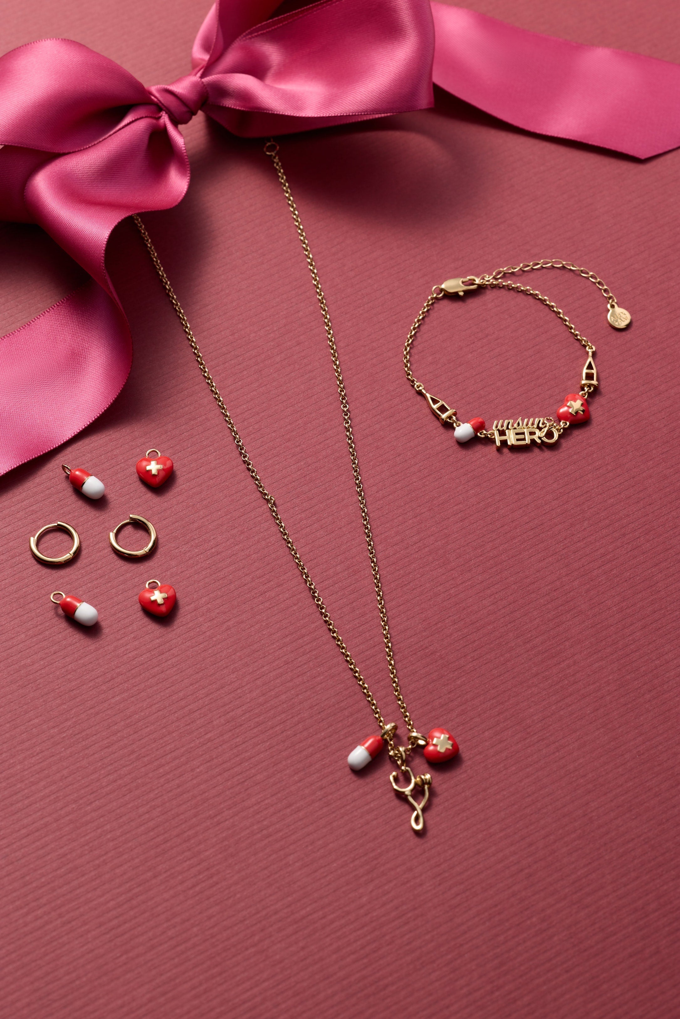 Unsung Hero' Healthcare Earring Set
    
    
    
       Gold | Alex and Ani