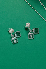 Barbie™ Pickleball Drop Earrings Silver | Alex and Ani
