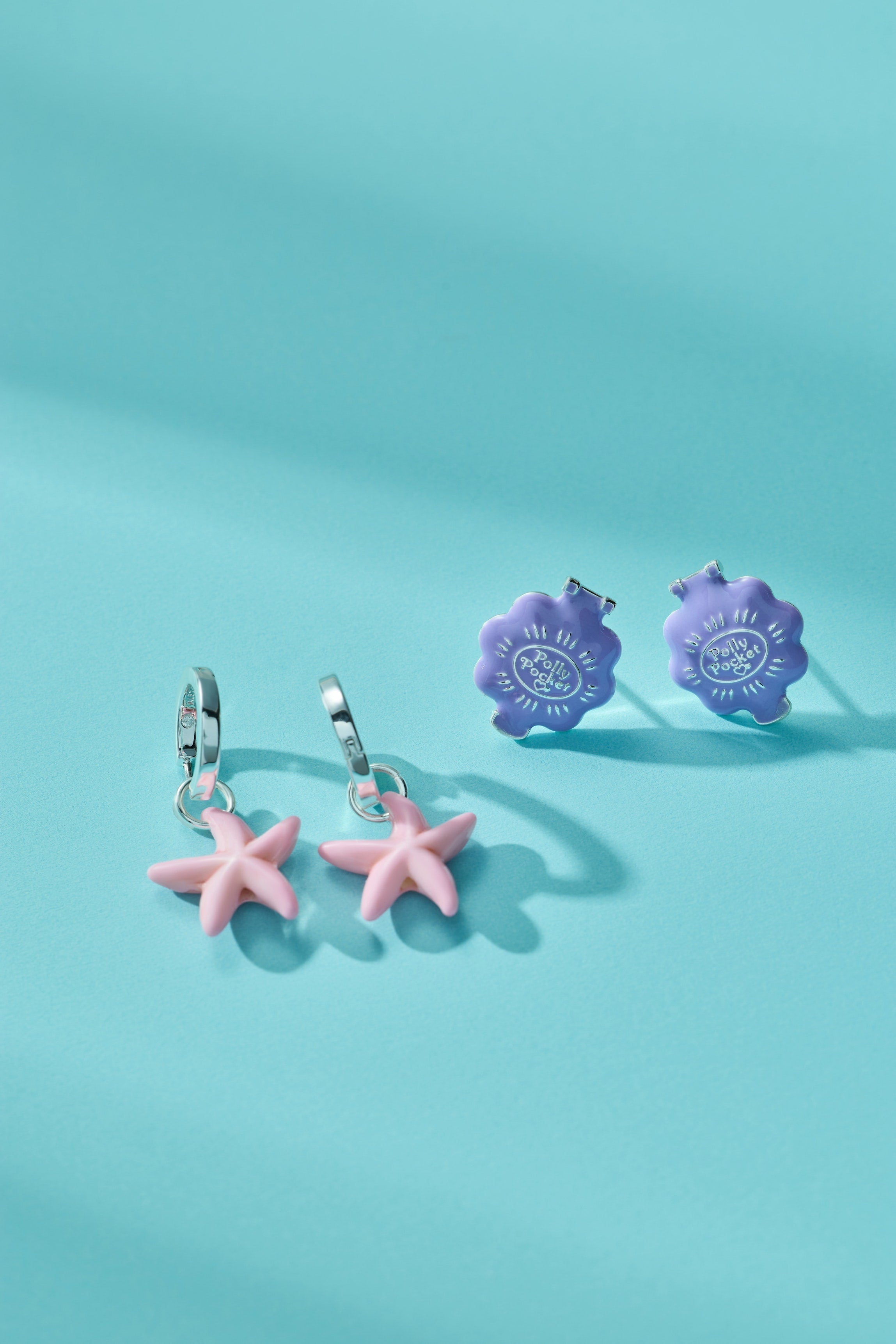 Polly Pocket™ Limited Edition Pool Party Earring Set of 2 Silver | Alex and Ani