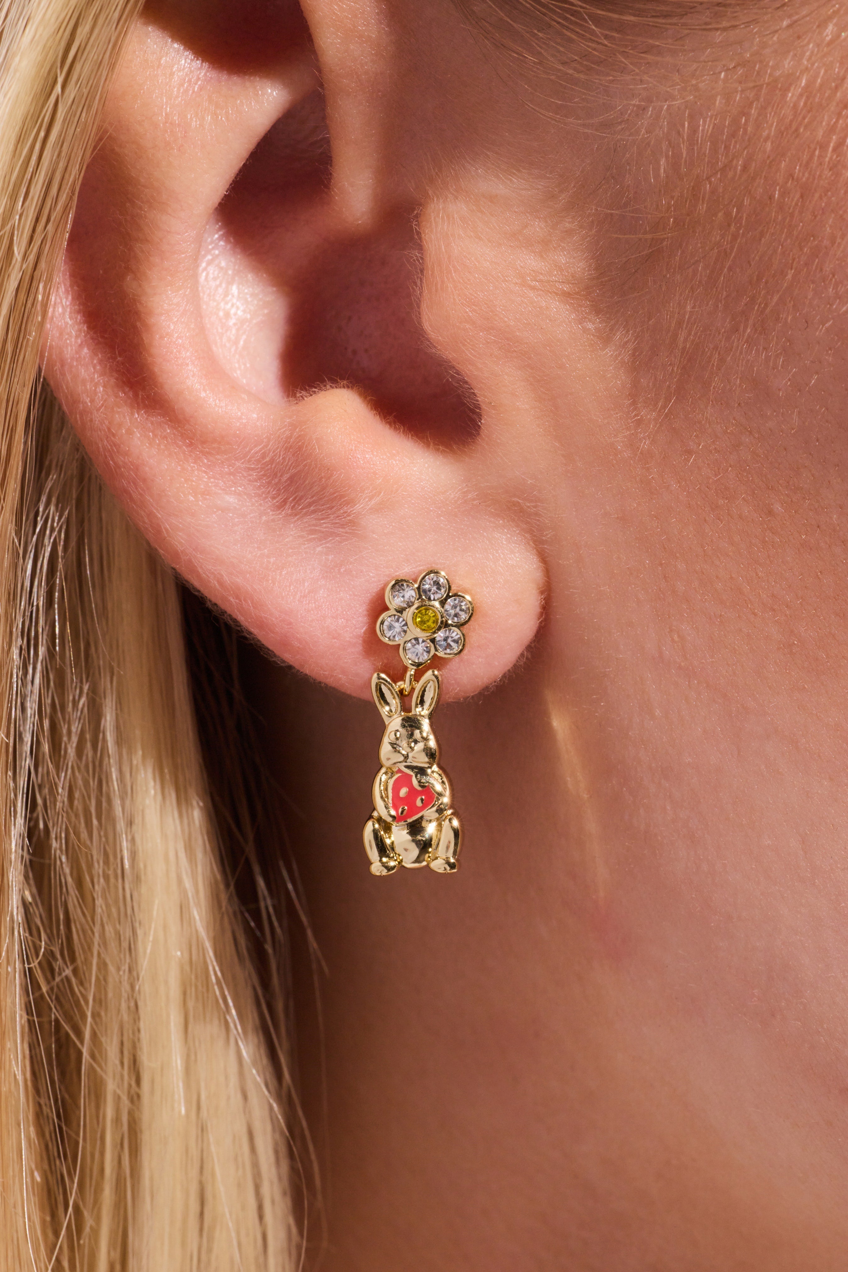 Bunny Drop Earrings Gold | Alex and Ani