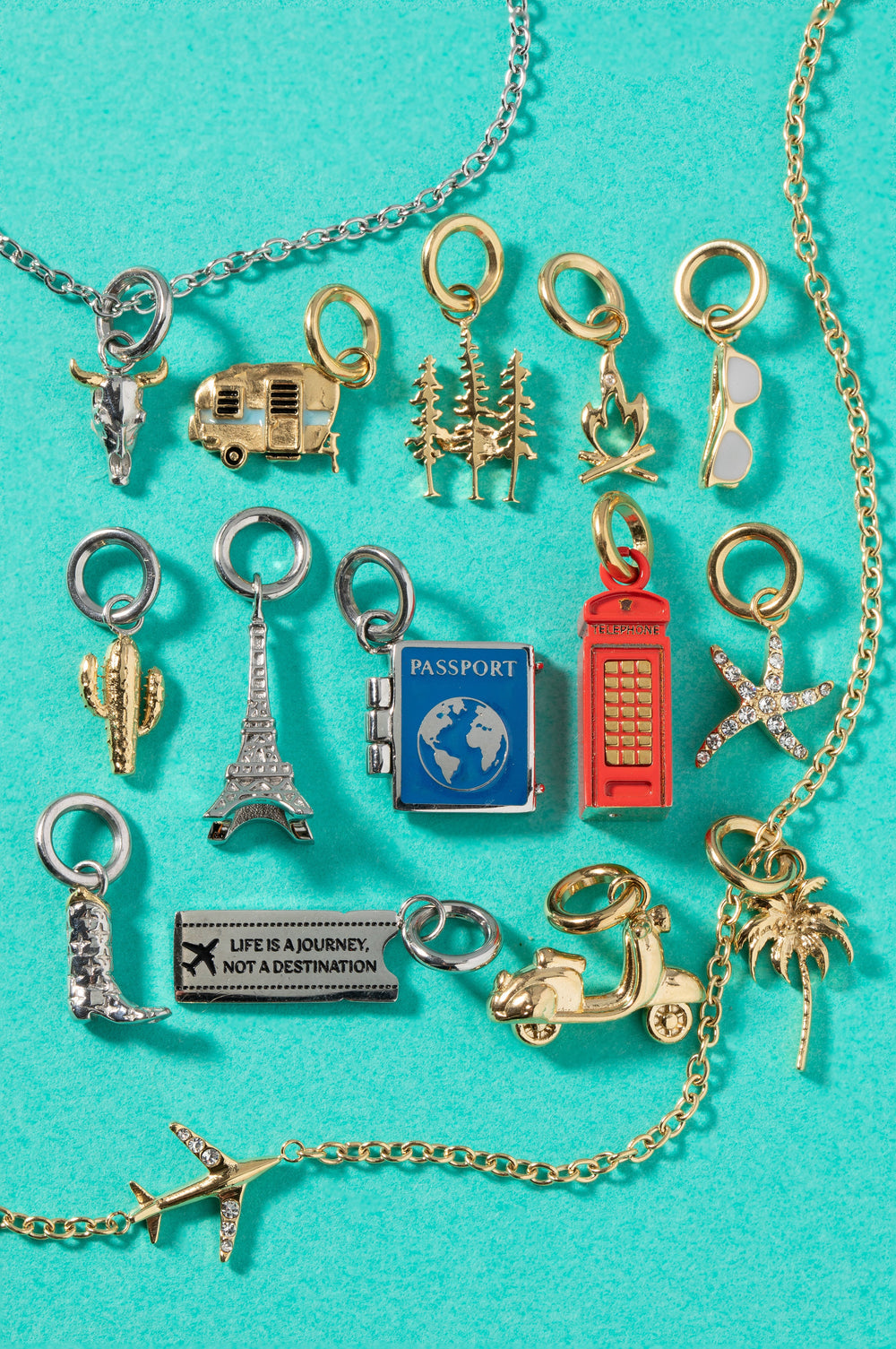 Vespa Charm Stainless Steel Gold | Alex and Ani