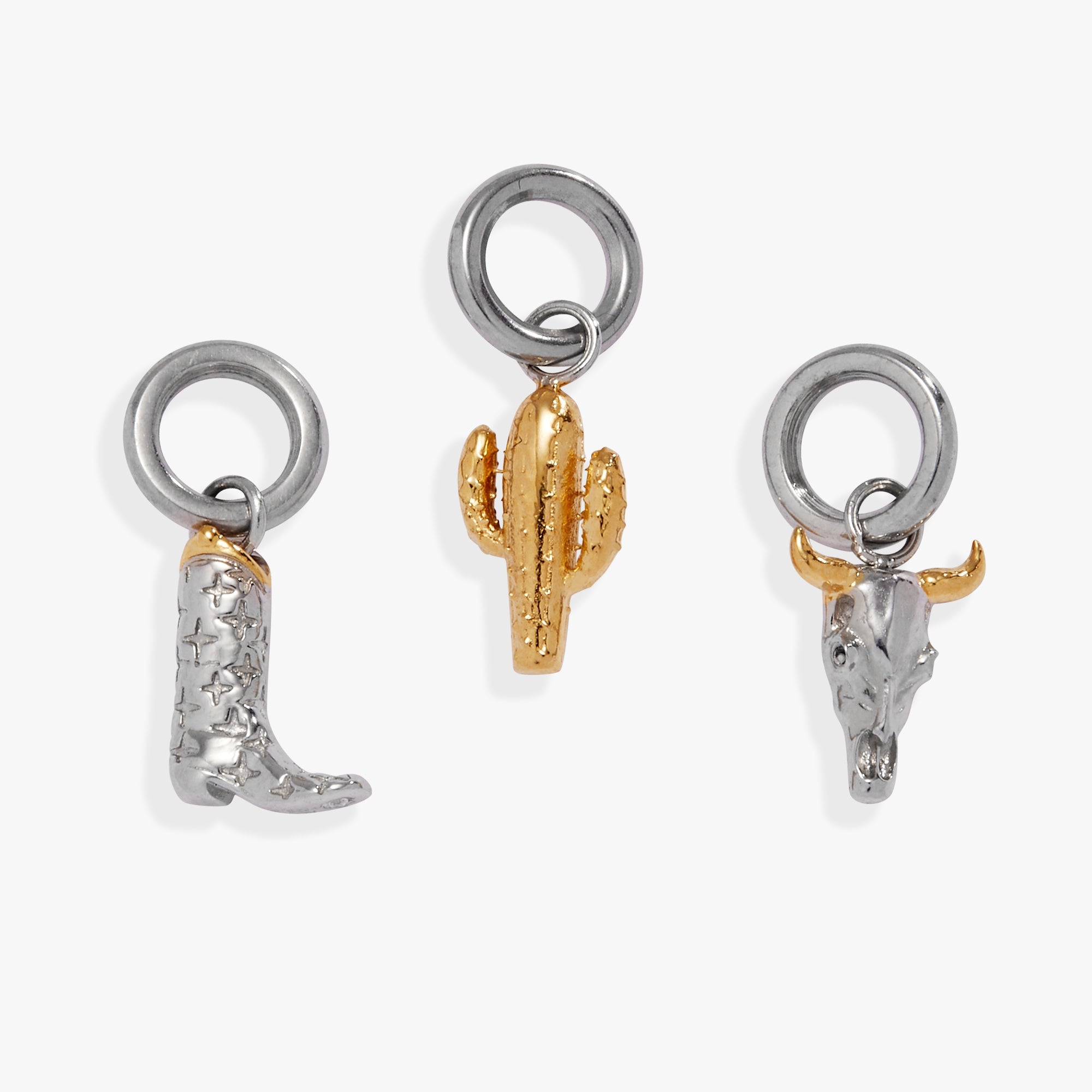 Desert Vacation Mini Charm Set Two Tone - Stainless Steel | Alex and Ani