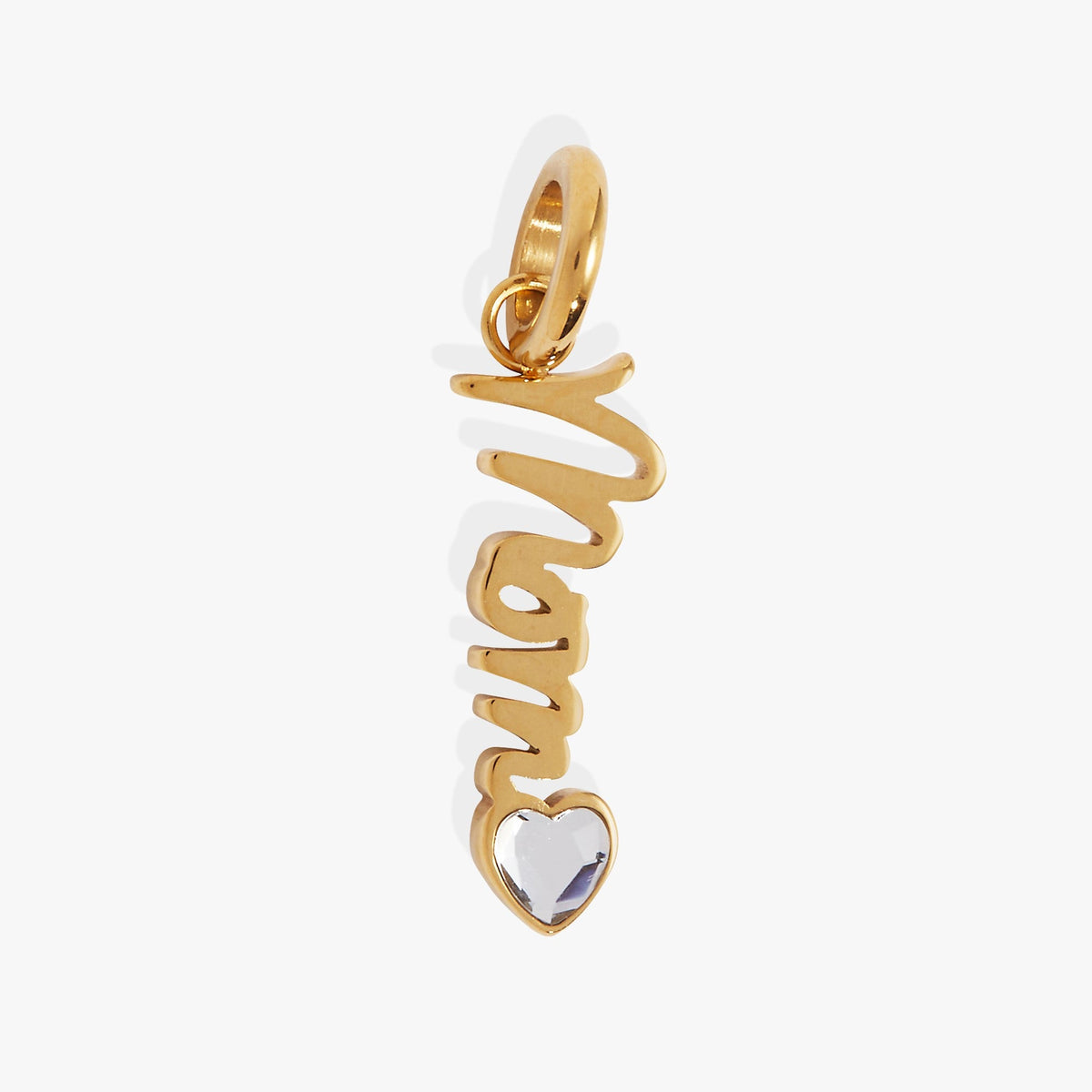 Mom' Elongated Interchangeable Charm
    
    
    
       Stainless Steel Gold | Alex and Ani