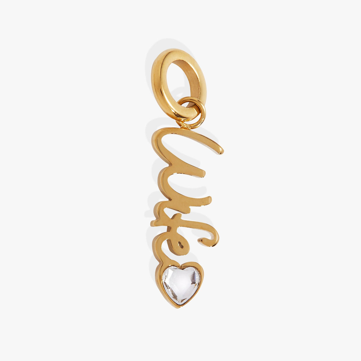 Wife' Elongated Interchangeable Charm
    
    
    
       Stainless Steel Gold | Alex and Ani