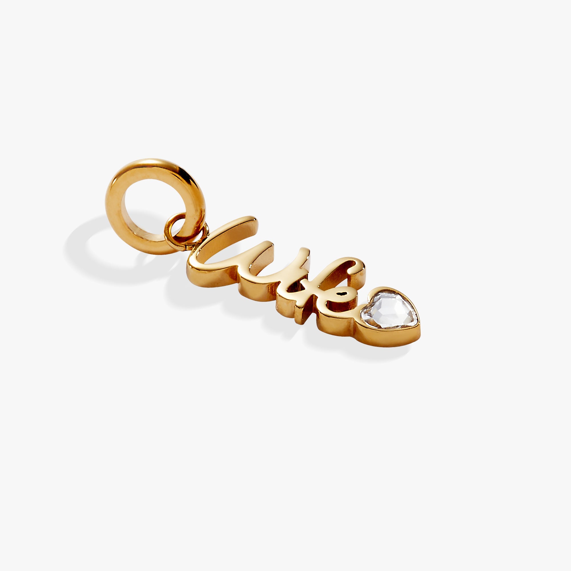 Wife' Elongated Interchangeable Charm
    
    
    
       Stainless Steel Gold | Alex and Ani