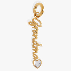Grandma' Elongated Interchangeable Charm
    
    
    
       Stainless Steel Gold | Alex and Ani
