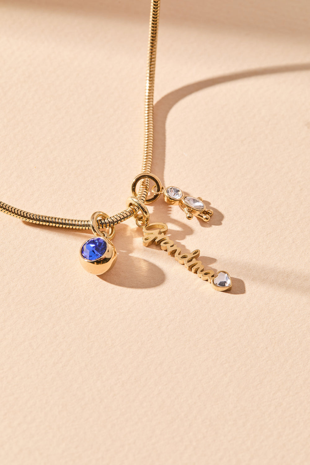 Grandma' Elongated Interchangeable Charm
    
    
    
       Stainless Steel Gold | Alex and Ani
