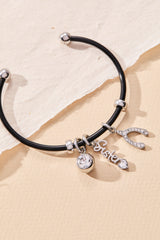 Sister' Elongated Interchangeable Charm
    
    
    
       Stainless Steel Gold | Alex and Ani