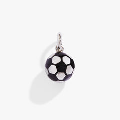 Interchangeable Charms - Soccer Ball Stainless Steel Silver | Alex and Ani