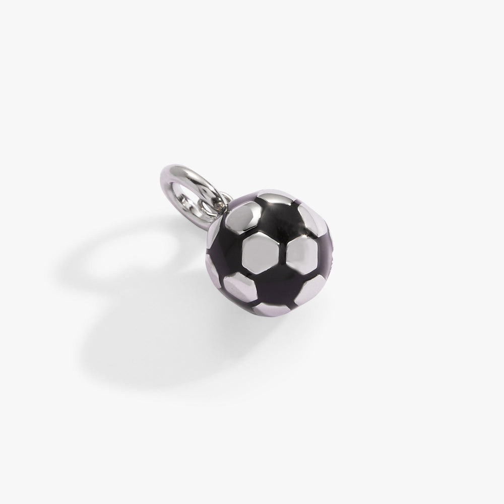 Interchangeable Charms - Soccer Ball Stainless Steel Silver | Alex and Ani