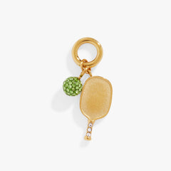 Interchangeable Charms - Pickleball Duo Charm Stainless Steel Gold | Alex and Ani