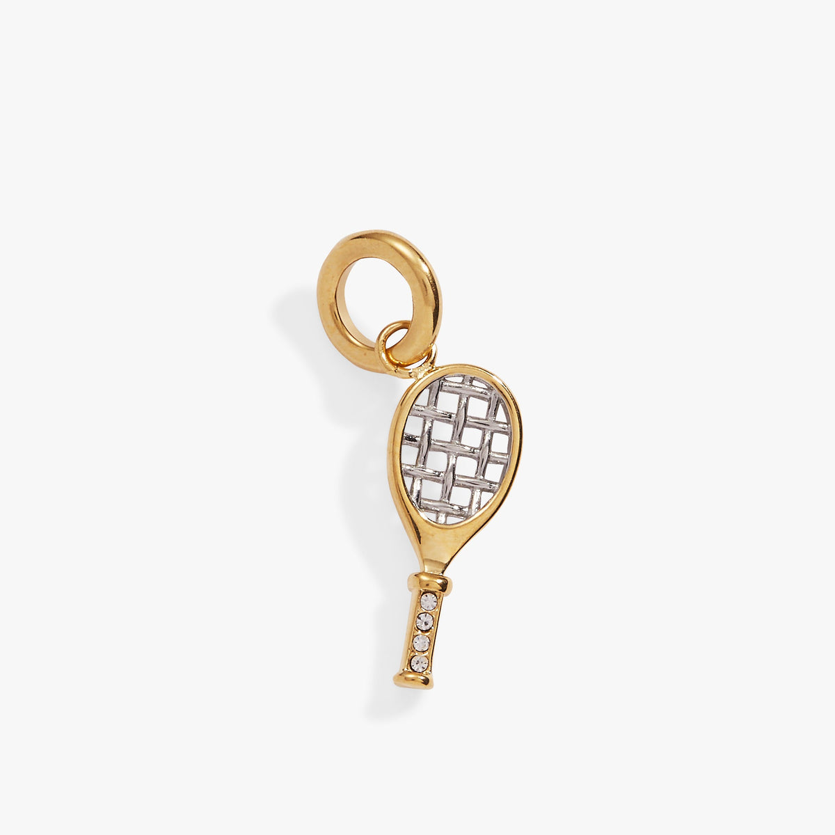 Interchangeable Charms - Tennis Racket Two Tone - Stainless Steel | Alex and Ani