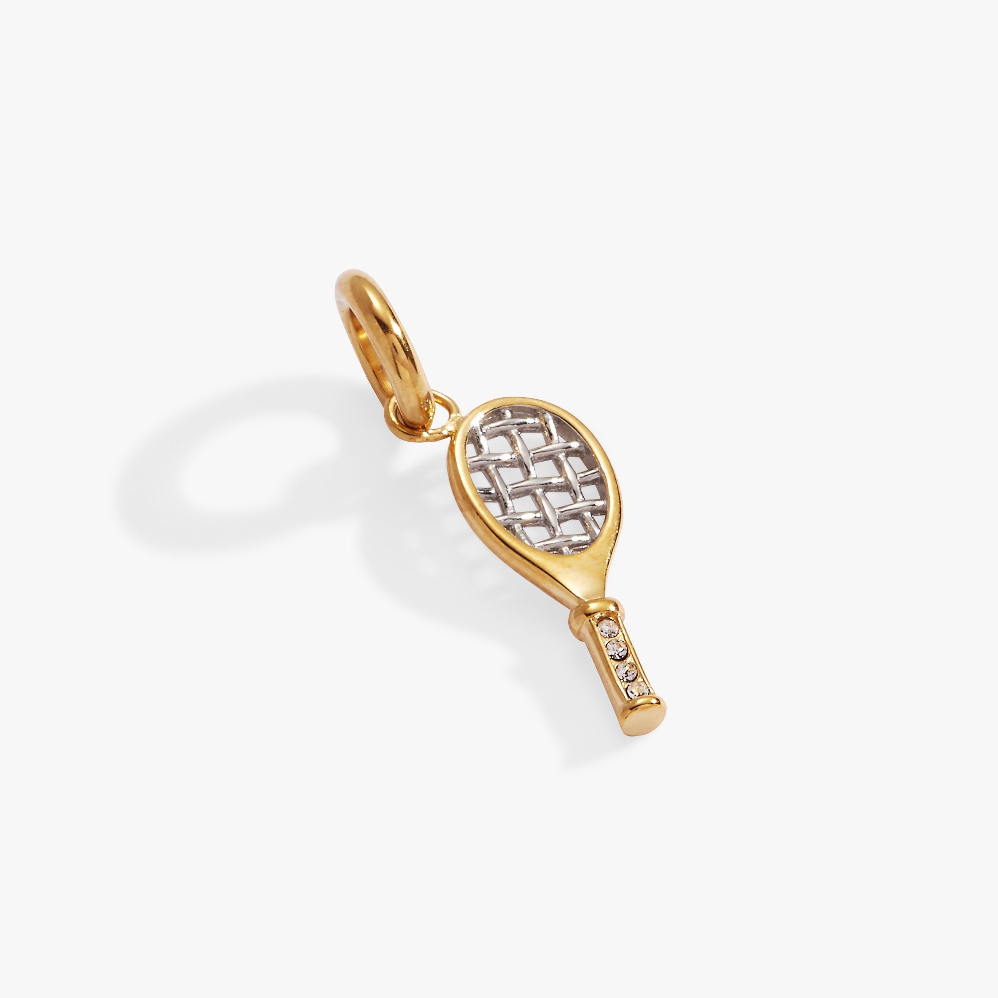 Interchangeable Charms - Tennis Racket Two Tone - Stainless Steel | Alex and Ani