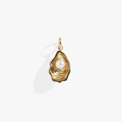 Oyster Interchangeable Charm Stainless Steel Gold | Alex and Ani