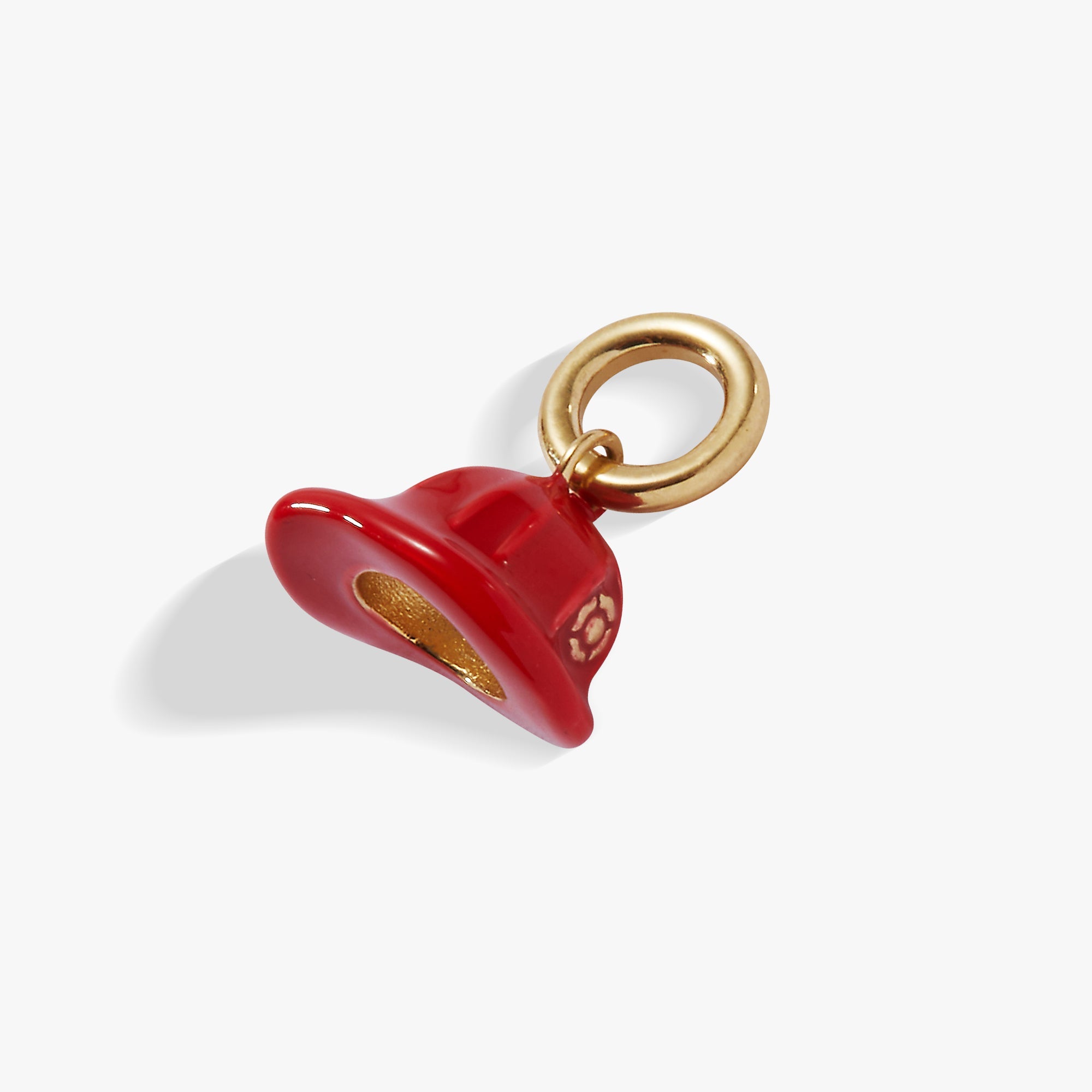 Fire Fighter Hat Charm Stainless Steel Gold | Alex and Ani