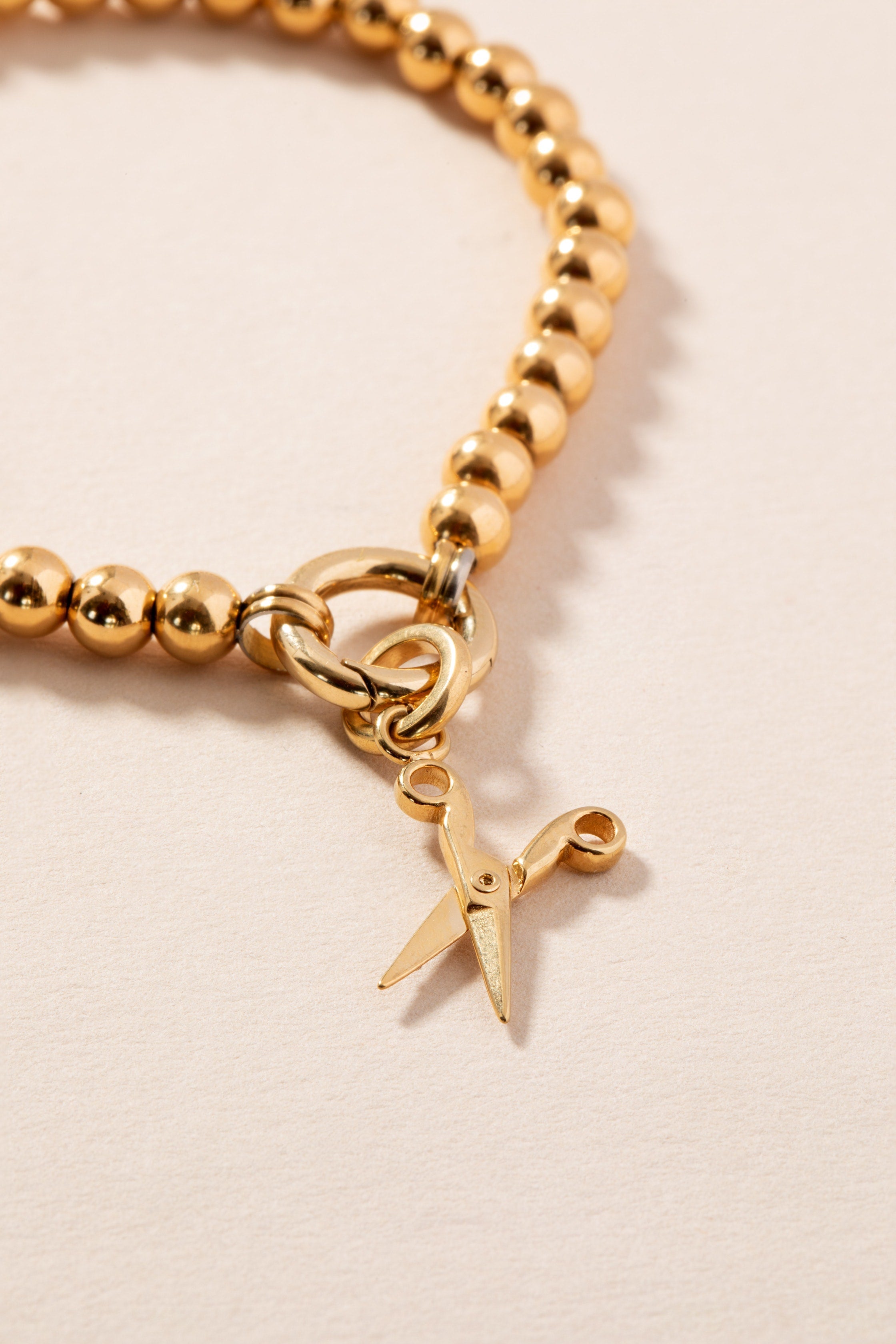 Scissors Charm Stainless Steel Gold | Alex and Ani