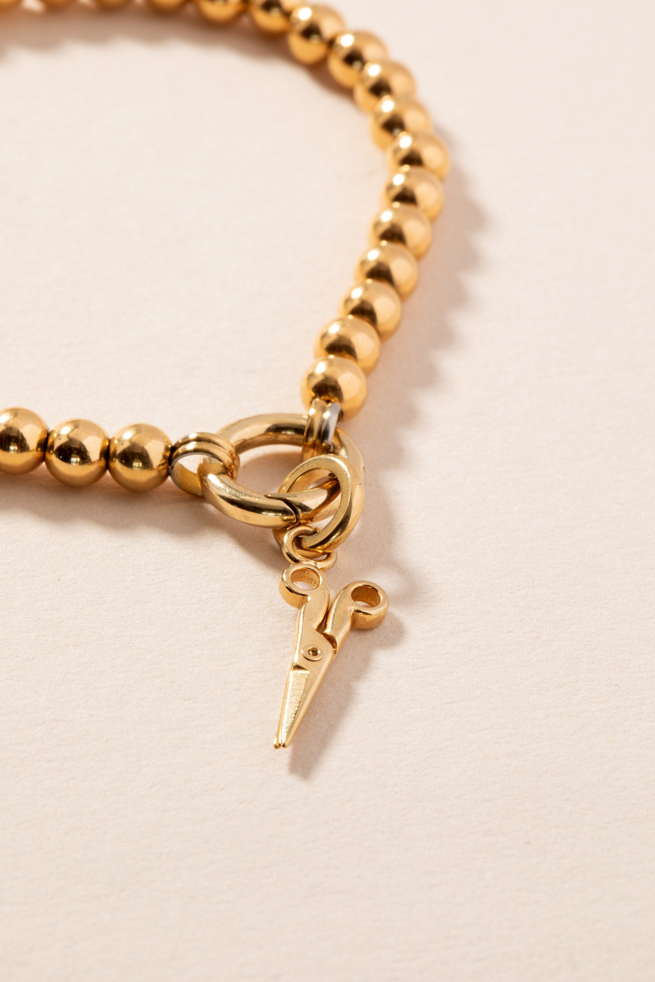 Scissors Charm Stainless Steel Gold | Alex and Ani