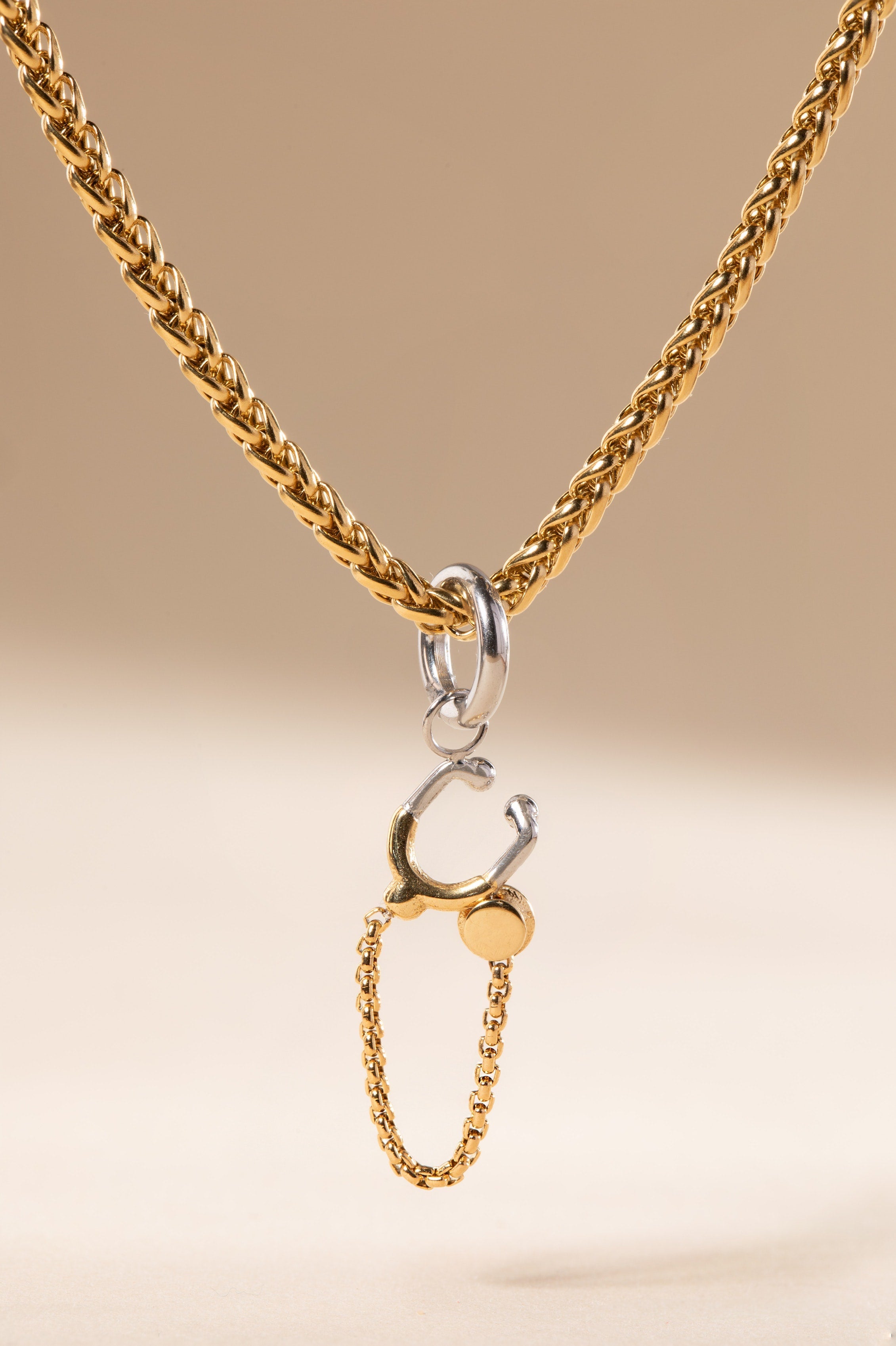 Stethoscope Charm Two Tone - Stainless Steel | Alex and Ani