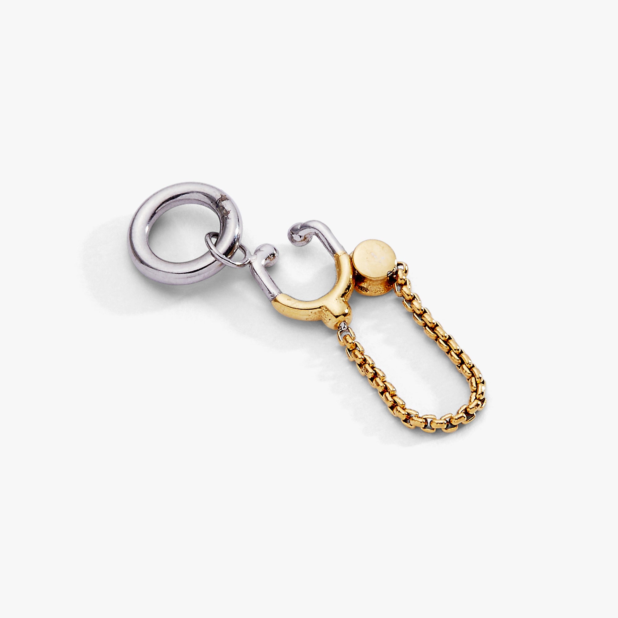 Stethoscope Charm Two Tone - Stainless Steel | Alex and Ani