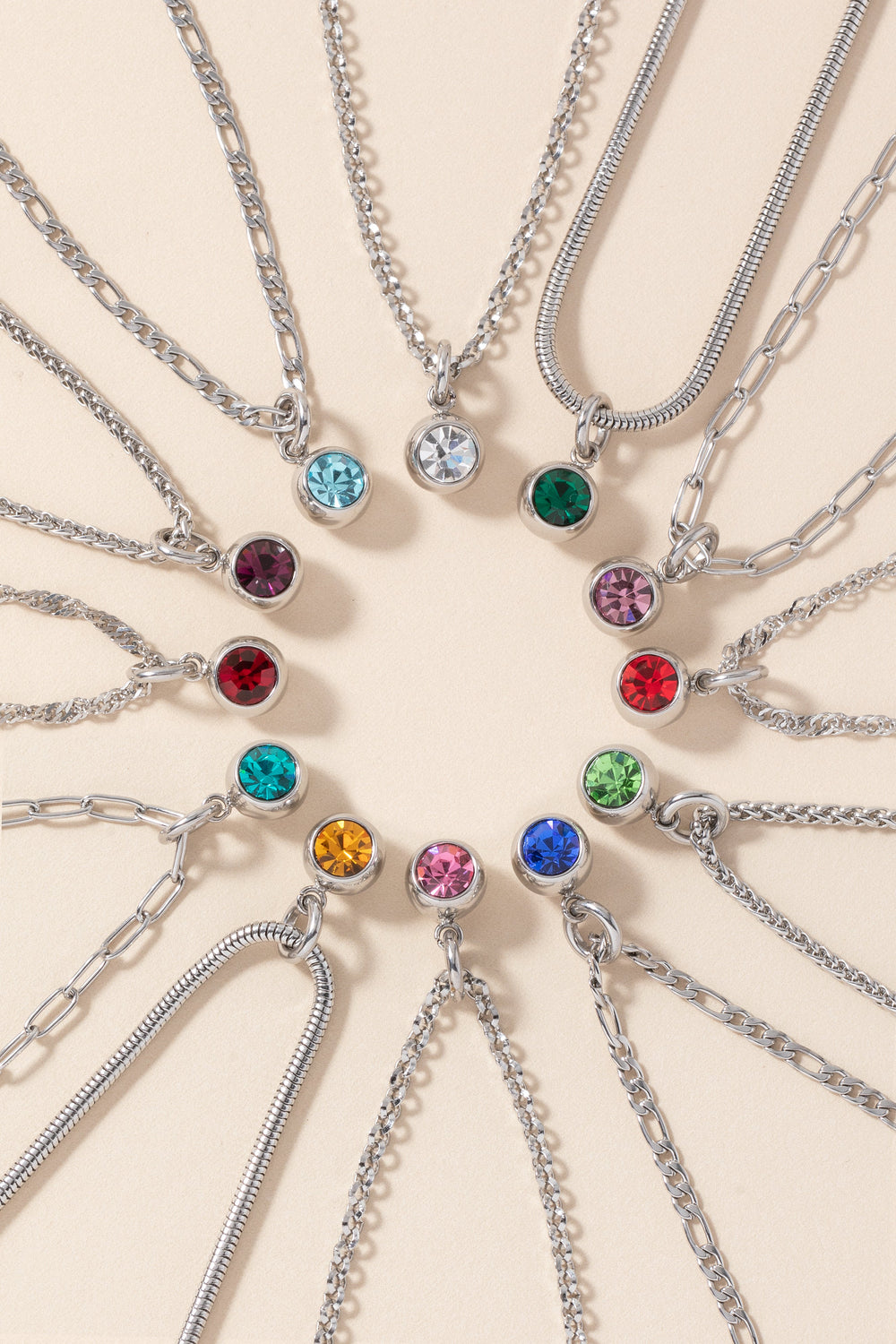 April Birthstone Interchangeable Charm Stainless Steel Silver | Alex and Ani