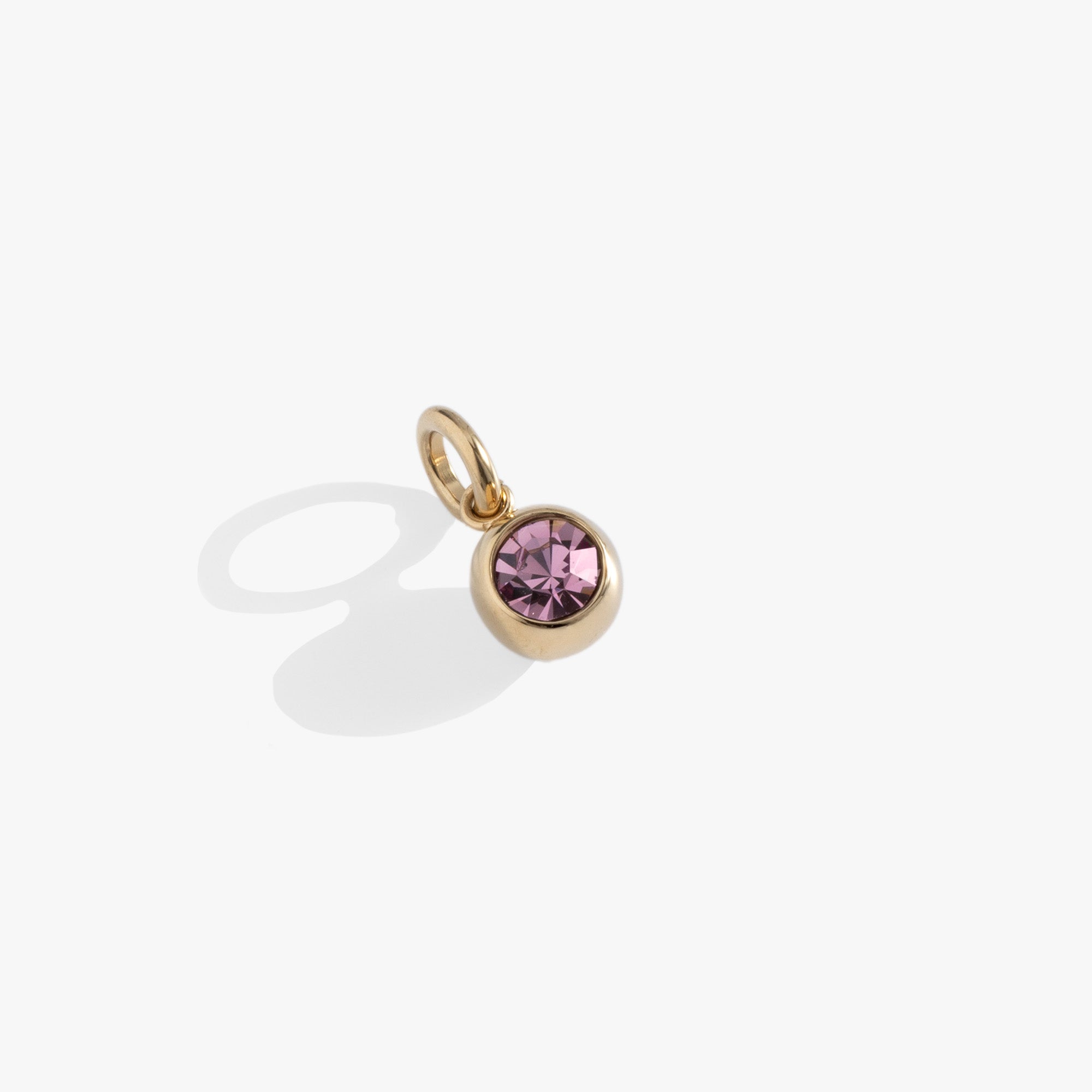 June Birthstone Interchangeable Charm Stainless Steel Gold | Alex and Ani