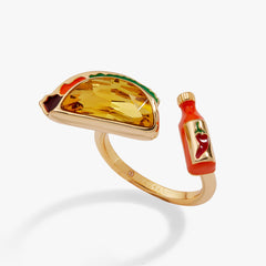 Taco Open Ring Gold | Alex and Ani