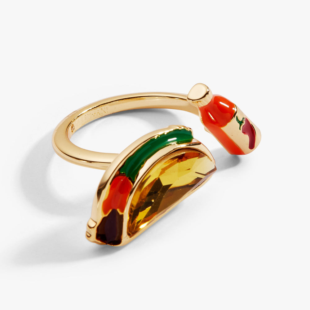 Taco Open Ring Gold | Alex and Ani