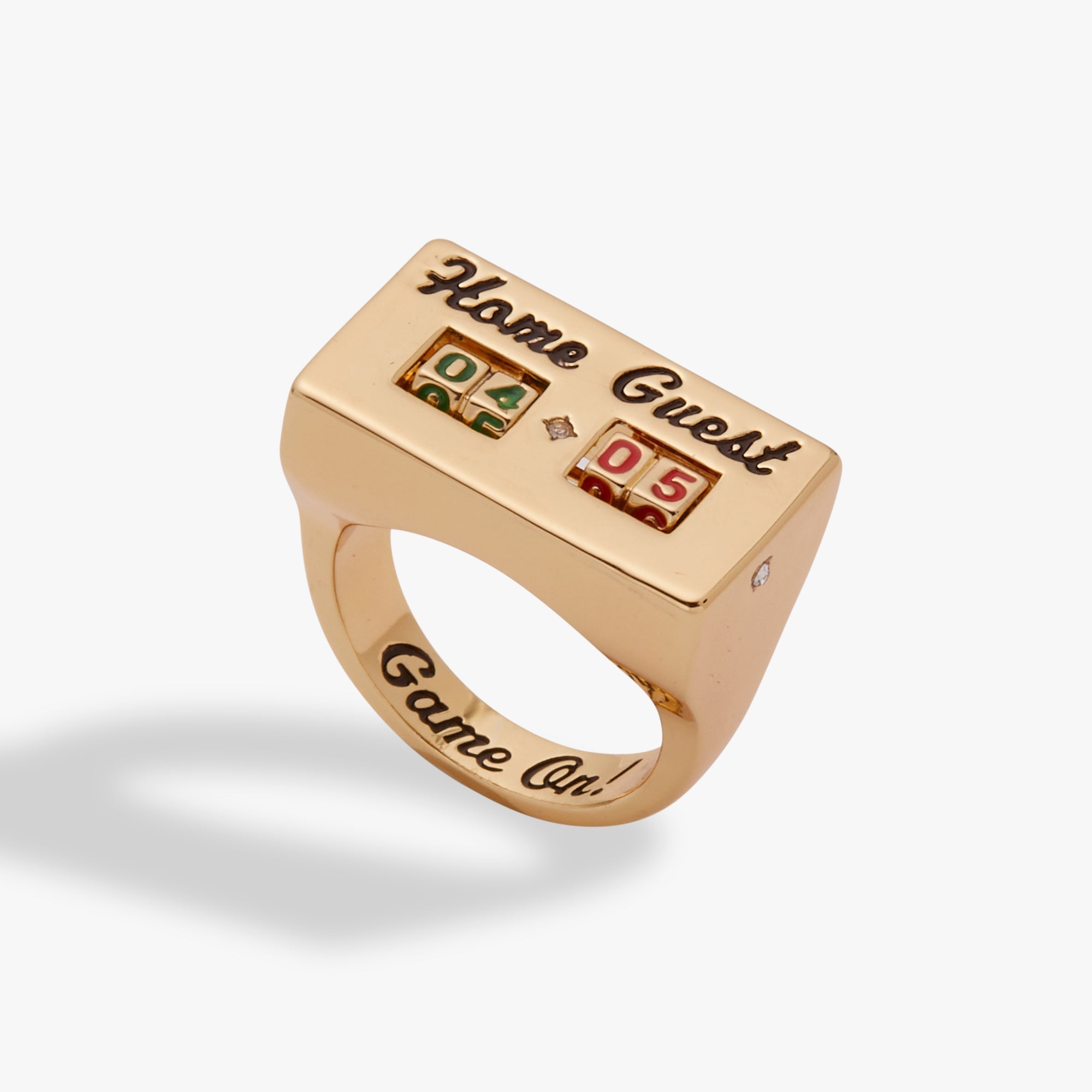 Score Board Fidget Ring Gold | Alex and Ani