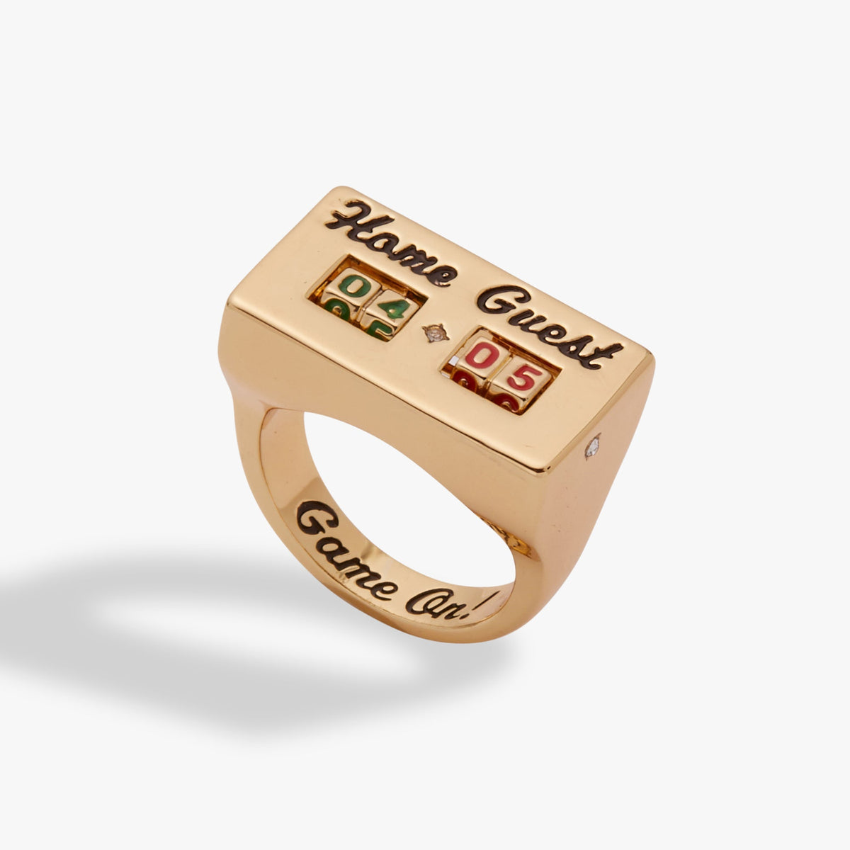 Score Board Fidget Ring Gold | Alex and Ani