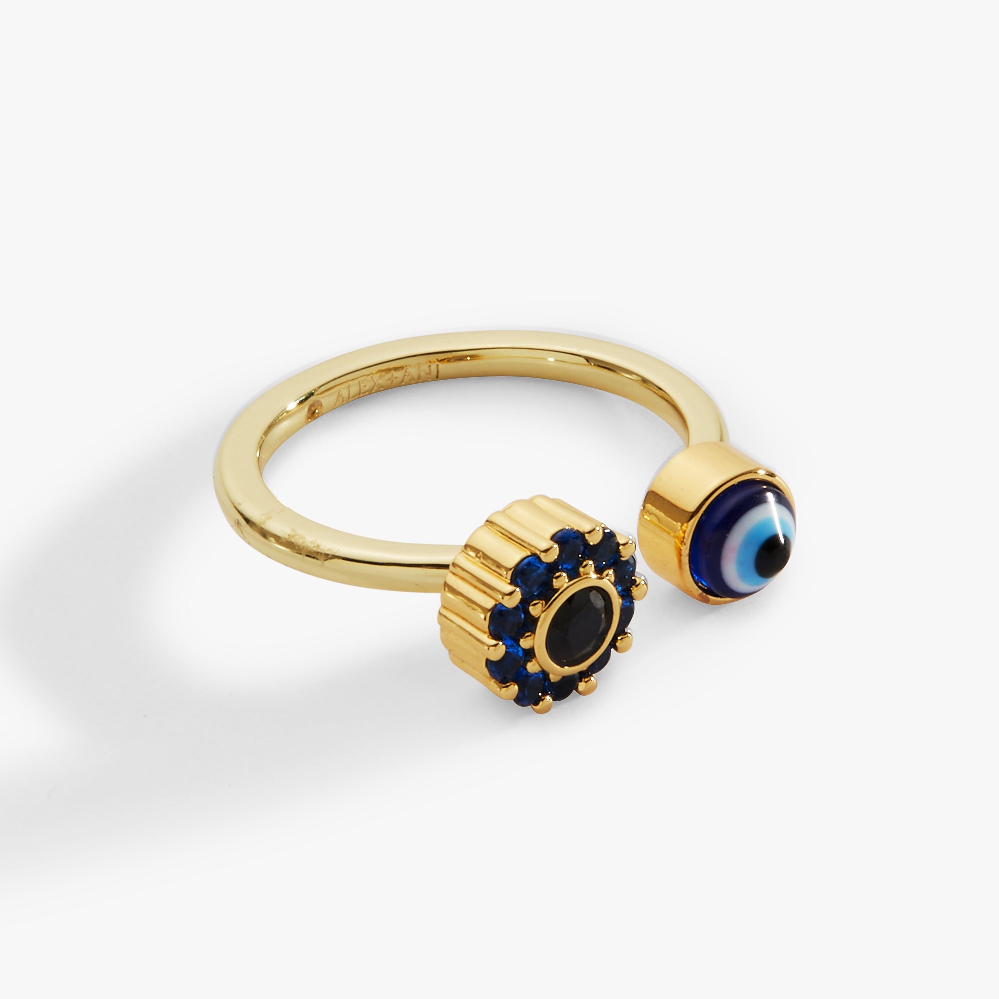 Evil Eye Fidget Spinner Ring Gold | Alex and Ani