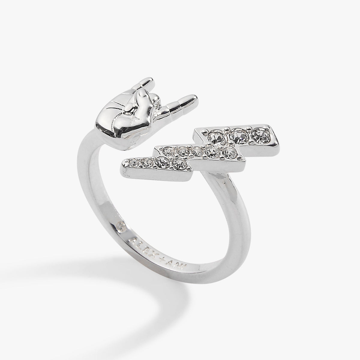 80s Rock Star Open Ring Silver | Alex and Ani