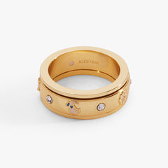 Garden Party Fidget Ring Gold | Alex and Ani