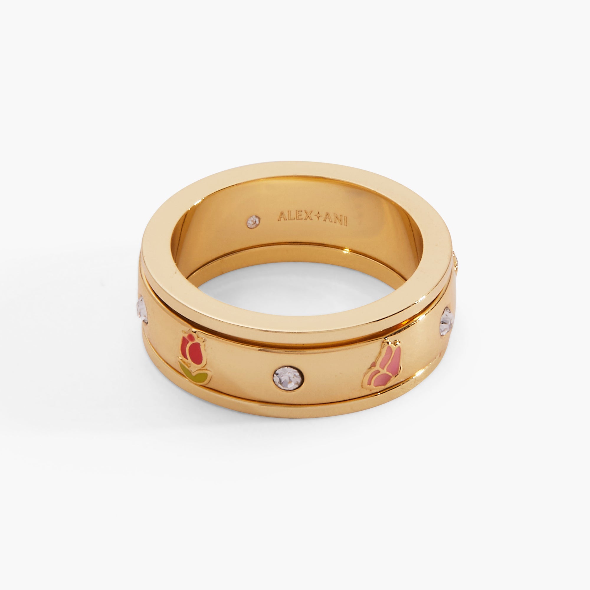 Garden Party Fidget Ring Gold | Alex and Ani