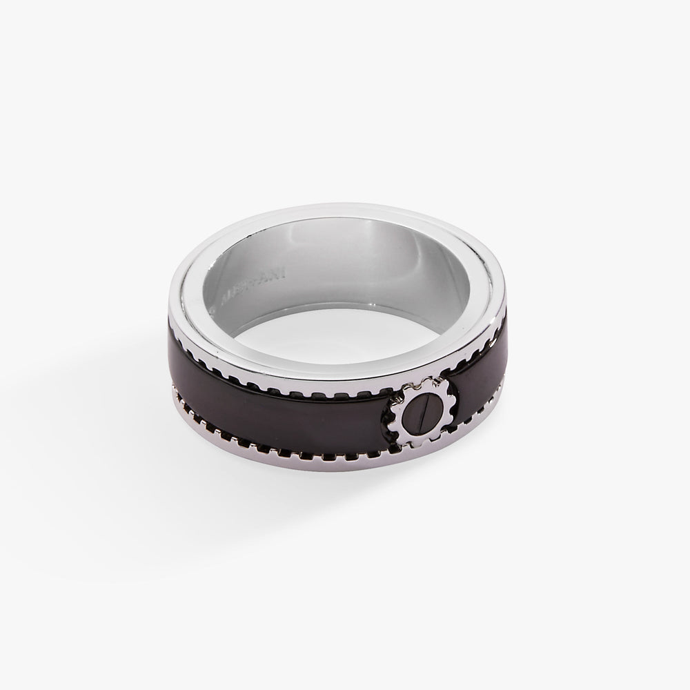 Hot Wheels™ Gear Fidget Spinner Ring Silver | Alex and Ani