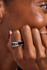 Hot Wheels™ Gear Fidget Spinner Ring Silver | Alex and Ani