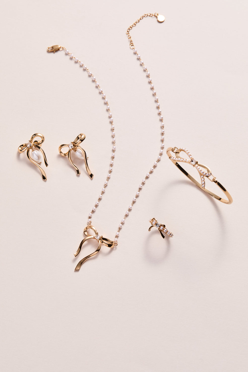 Pearl Coquette Ring Gold | Alex and Ani