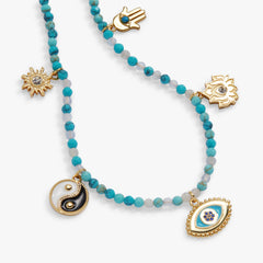 Healing Stone Charm Anklet Gold | Alex and Ani