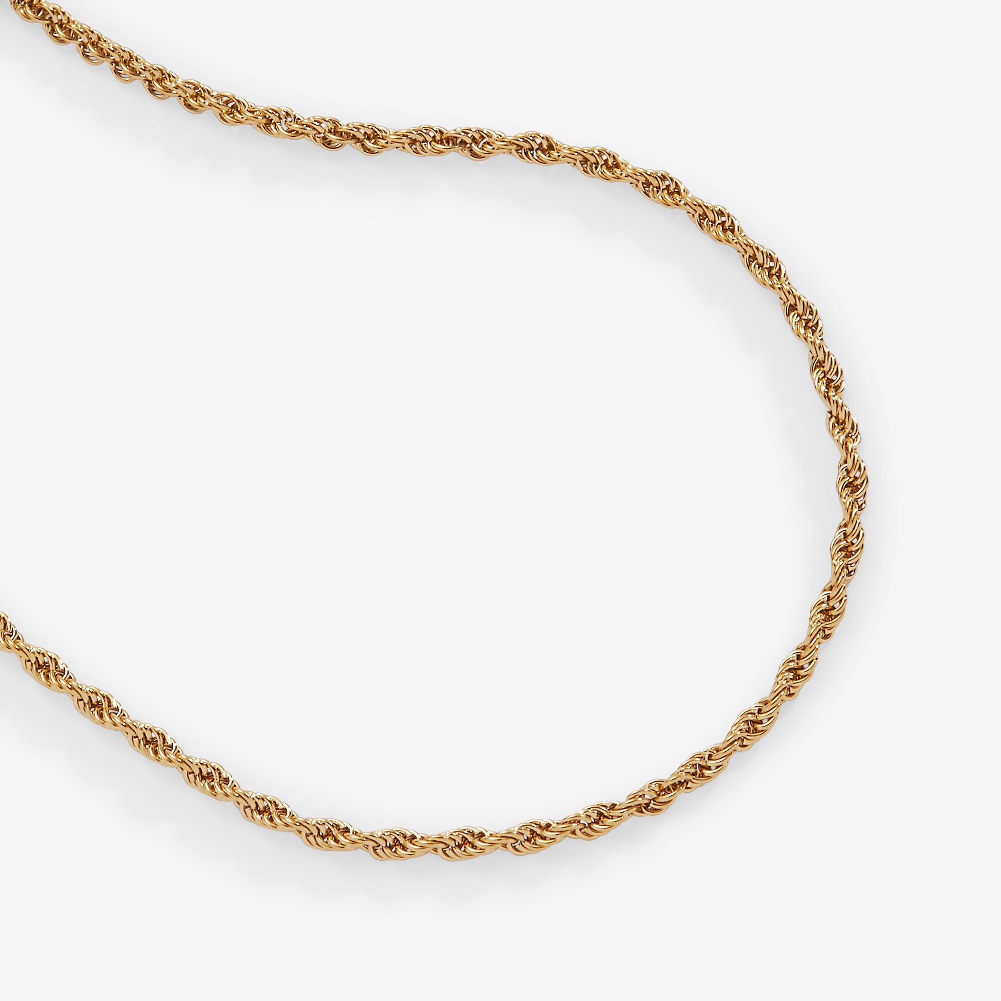 Mini Rope Chain Anklet Stainless Steel Gold | Alex and Ani