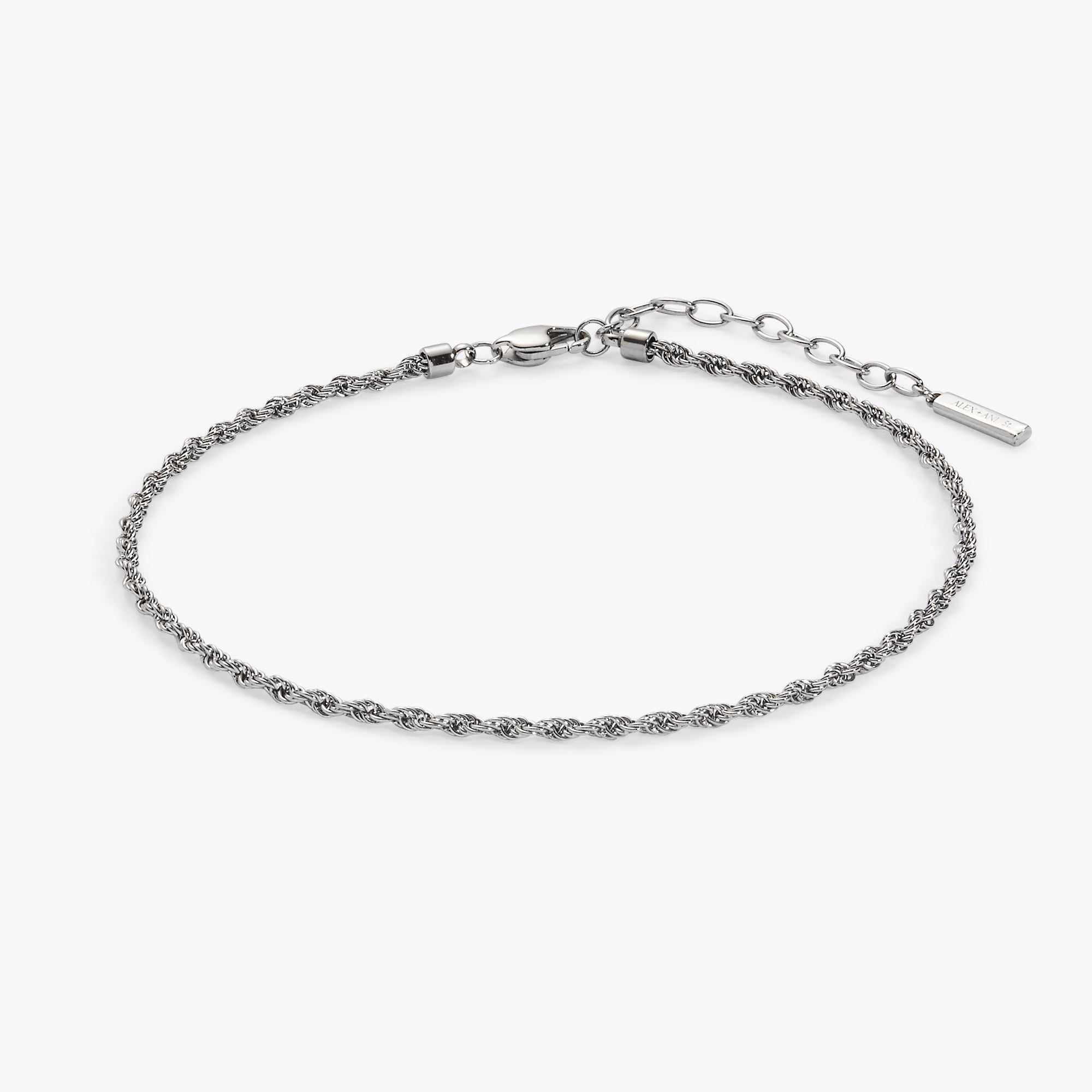 Mini Rope Chain Anklet Stainless Steel Gold | Alex and Ani