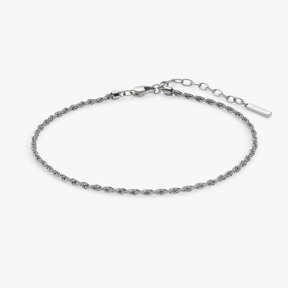 Mini Rope Chain Anklet Stainless Steel Gold | Alex and Ani