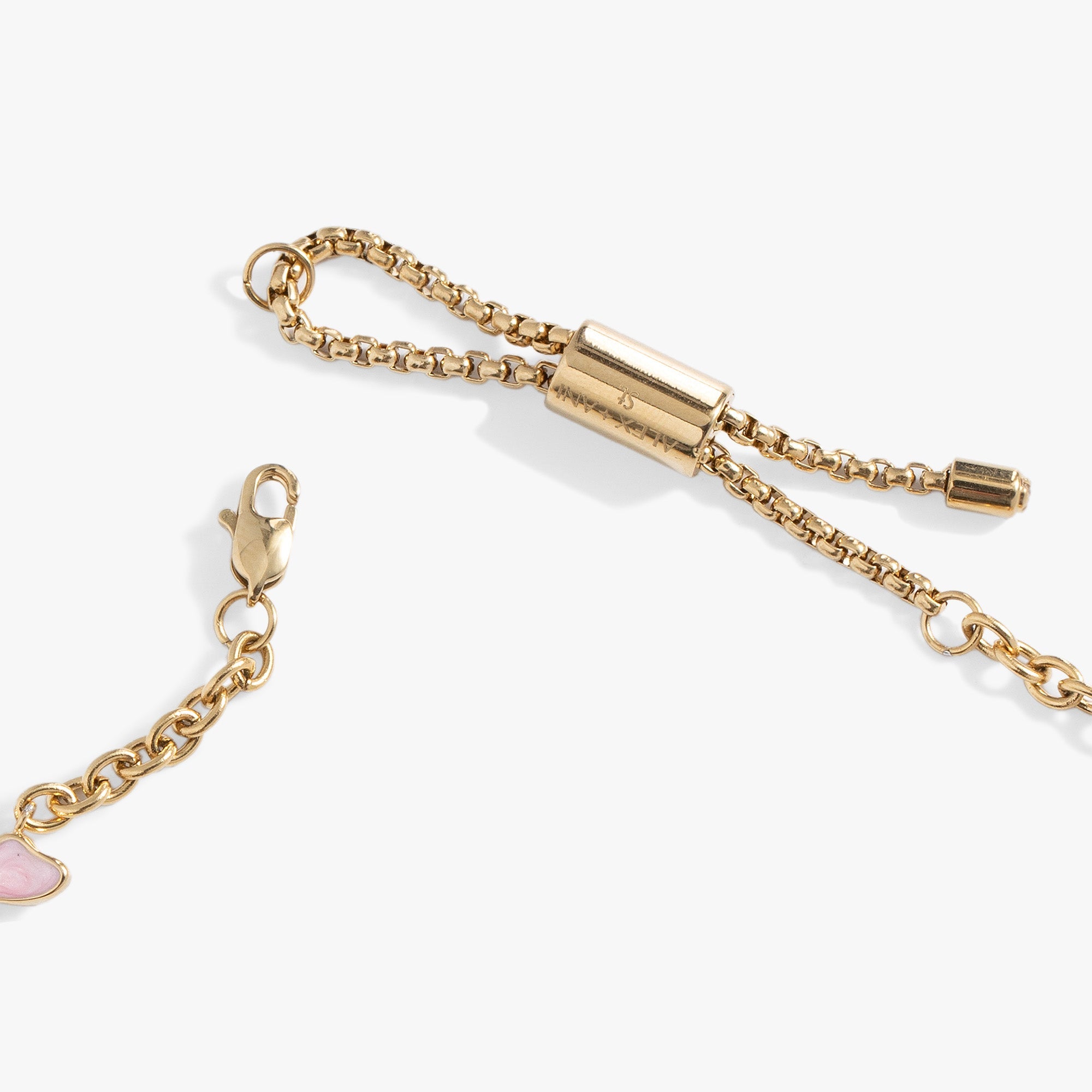 Butterfly and Flower Anklet Stainless Steel Silver | Alex and Ani