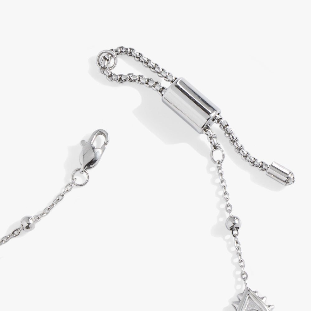 Evil Eye Crystal Anklet Stainless Steel Gold | Alex and Ani