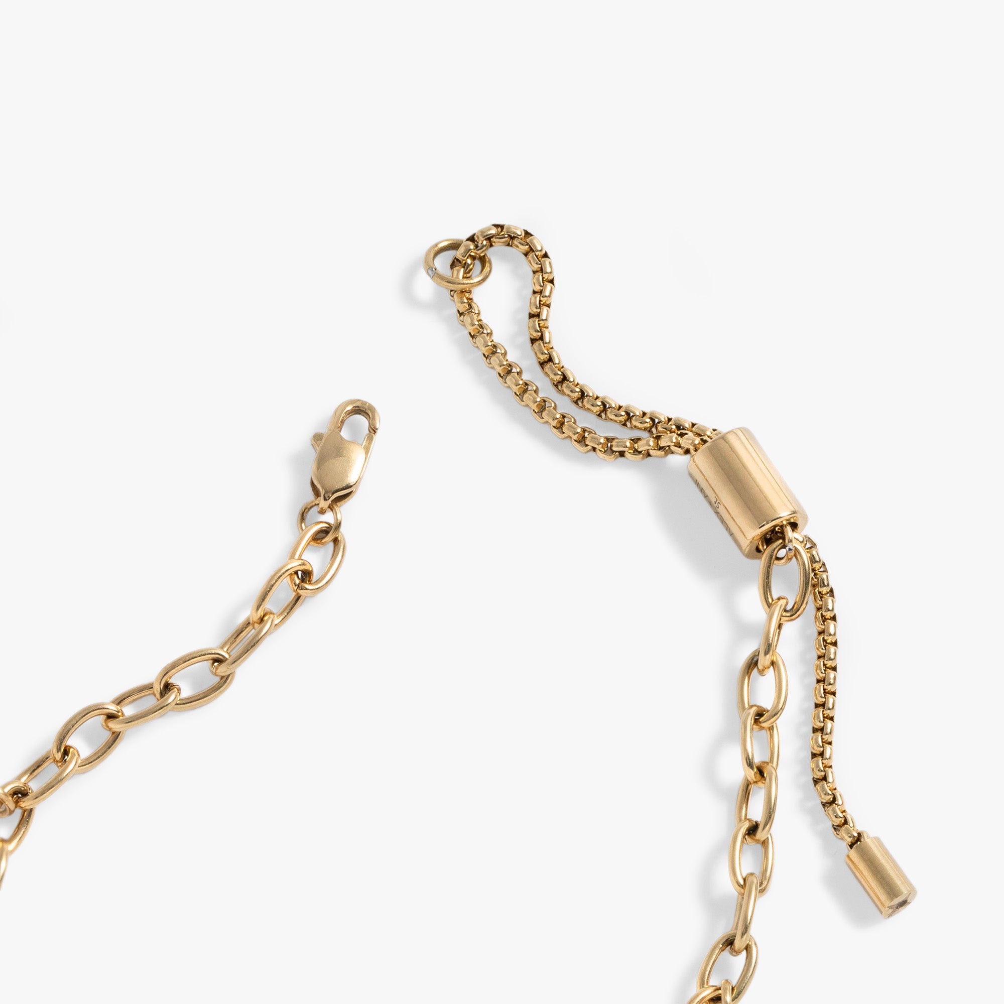 Hummingbird Multicharm Adjustable Anklet Stainless Steel Gold | Alex and Ani