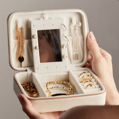ALEX AND ANI Symbols Travel Jewelry Case White | Alex and Ani
