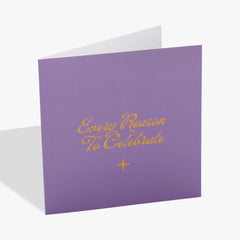 Celebration Greeting Card Purple | Alex and Ani
