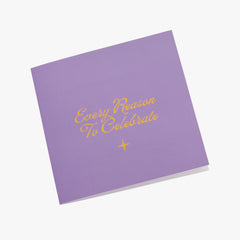 Celebration Greeting Card Purple | Alex and Ani