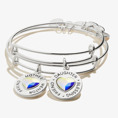 Mother Daughter Charm Bangles, Set of 2 - Alex and Ani Silver | Alex and Ani