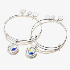 Mother Daughter Charm Bangles, Set of 2 - Alex and Ani Silver | Alex and Ani