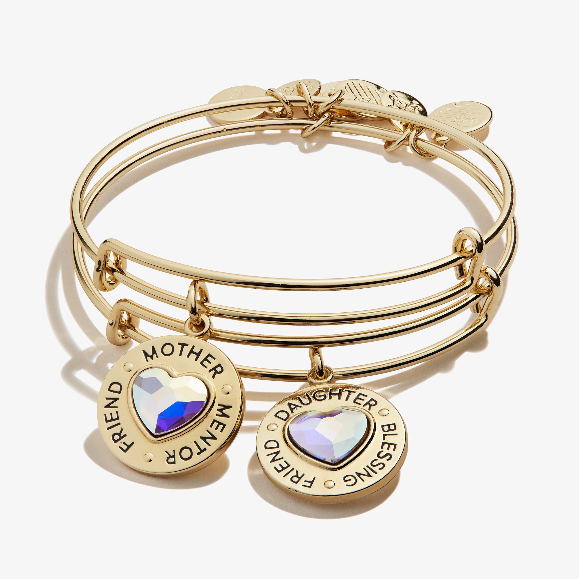 Mother Daughter Charm Bangles, Set of 2 - Alex and Ani Silver | Alex and Ani